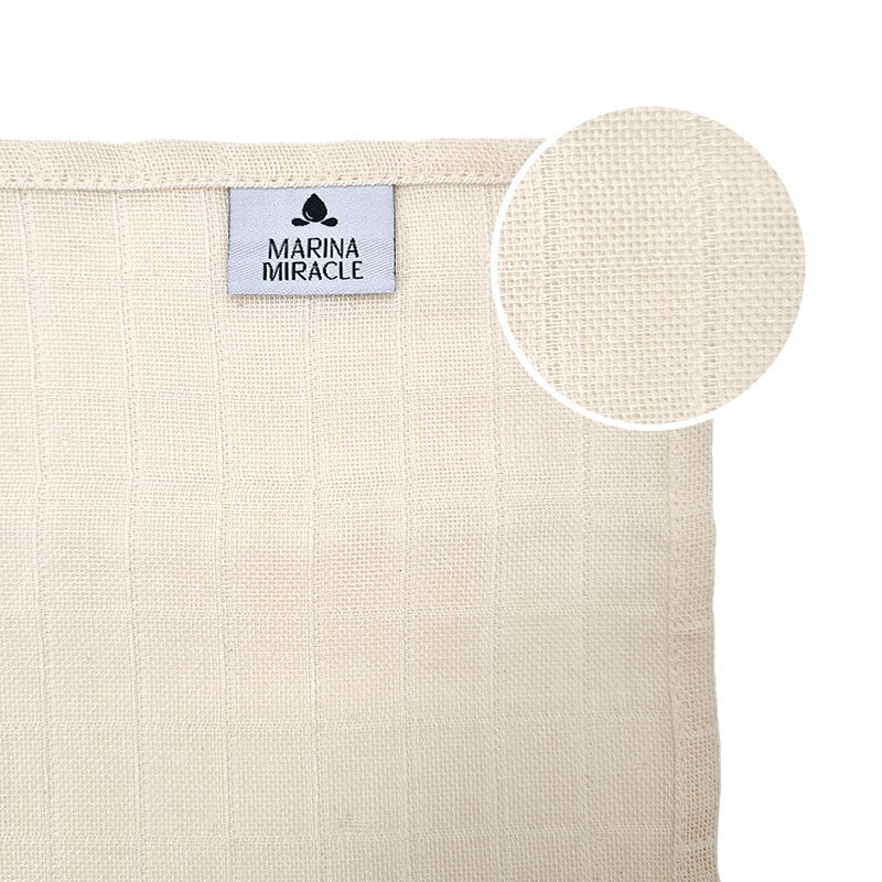 Exfoliating muslin cloth made of certified organic cotton – Marina Miracle