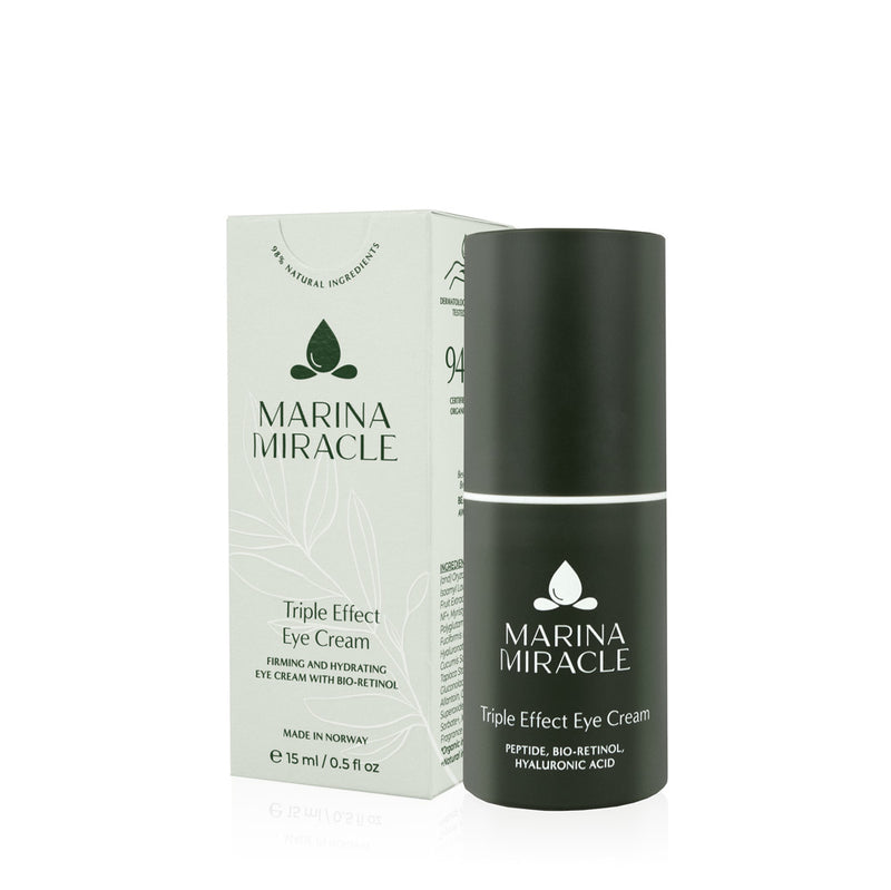 Eyecream with triple effect