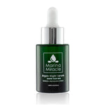 We use a dark green glass bottle that protects the product from UV light.