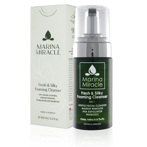 A natural and organic foaming cleanser that is oil-free – Marina Miracle