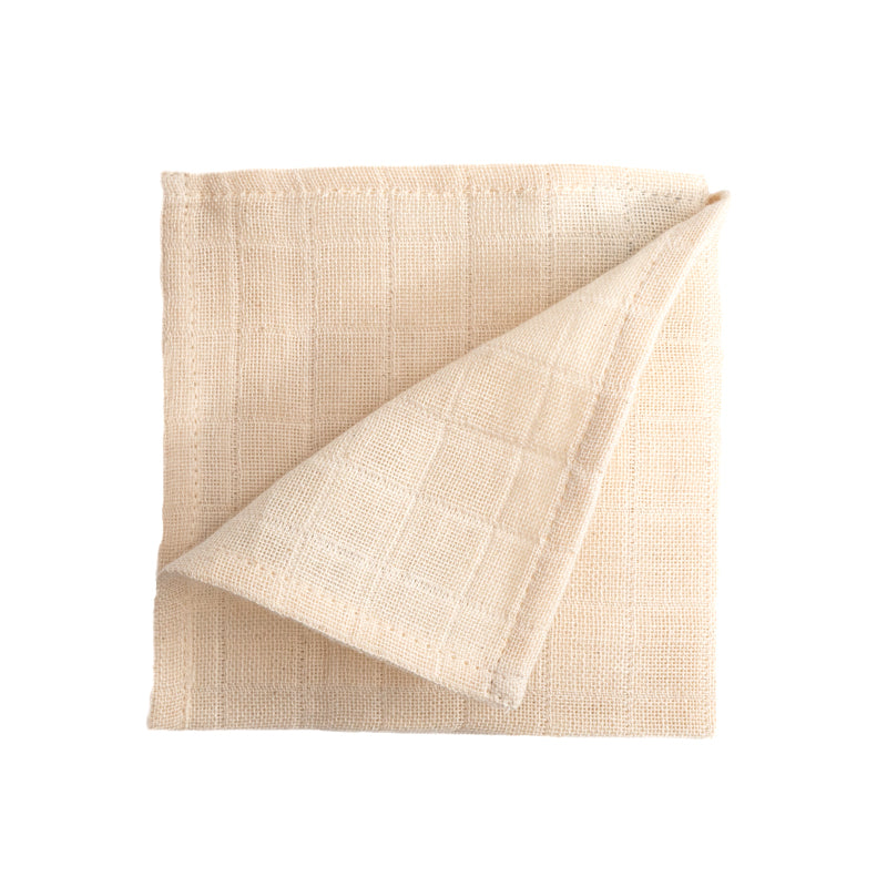 Marina Miracle organic muslin face cloth is perfect to exfoliate and can take off clay masks.